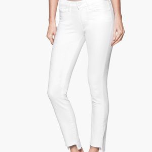 Paige white skinny jeans